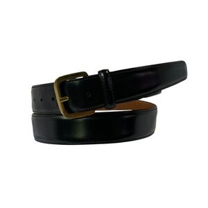 Genuine TRAFALGAR Cordoba Black Leather Dress Men's Belt Size 36